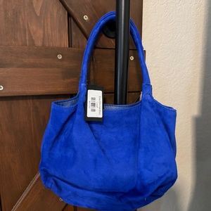 Parker Clay Dove Mini Handbag - Cobalt Blue NWT